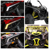 Can-Am Maverick X3 XDS XRS Max R LED Turn Signal Kit w/ Signature Lights Amber Accent Marker Corner Blinder Pair Running DRL 710004994 710004995 - pazoma