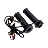 AUTO Black 22.2mm 7/8" Universal Adjustable Motorcycle Off-Road handlebar Electric Heating Hot Heated Grips Hot/Warm Hands for a single throttle cable - pazoma