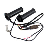 AUTO Black 22.2mm 7/8" Universal Adjustable Motorcycle Off-Road handlebar Electric Heating Hot Heated Grips Hot/Warm Hands for a single throttle cable - pazoma