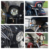 Outer Batwing Lower Trim Skirt Fairing For Harley Davidson Touring FLHX FHLT FLH Electra Street Glide CVO 2014-2024 - pazoma