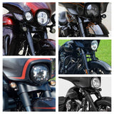 Outer Batwing Lower Trim Skirt Fairing For Harley Davidson Touring FLHX FHLT FLH Electra Street Glide CVO 2014-2024 - pazoma