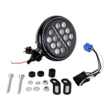 Harley Softail Low Rider S 114 117 FXLRS T-Sport Fairing w/ Eye Shape Vented Windscreen Windshield 5.75'' LED Headlight Projection Headlamp Kit - pazoma