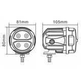 LED Projectors Spotlights Auxiliary Anti Fog Light For Honda Africa Twin Yamaha MT-07 MT-09 Kawasaki Versys SUZUKI DL VStrom W/Bracket Switch Wiring - pazoma