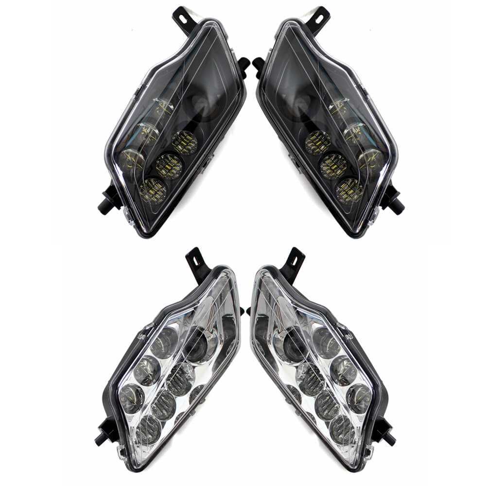2016-2025 Honda Pioneer 500 / 700 1000 P500 P700 LED Headlights Conversion Kit High Low Beam Replacement Headlamp - pazoma