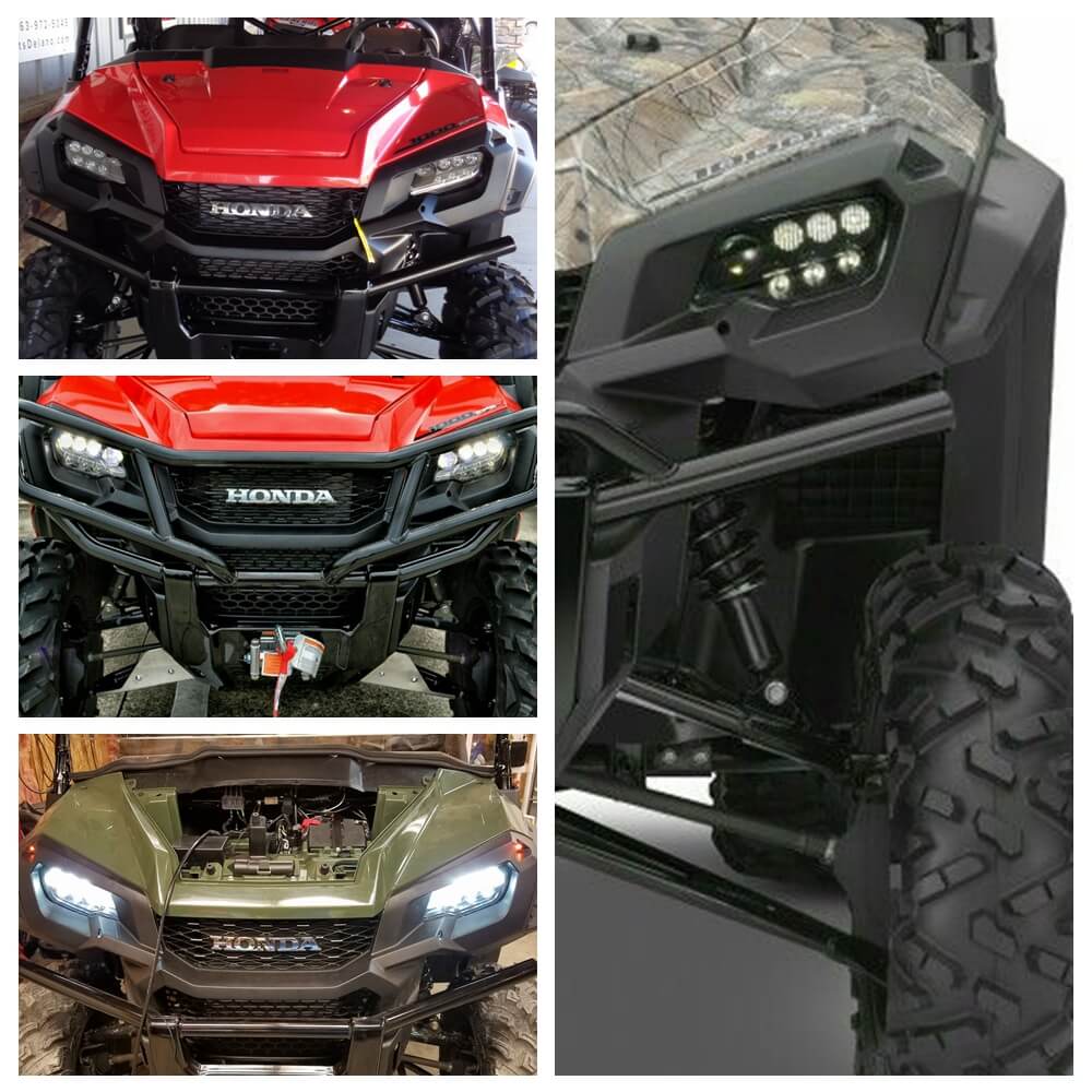 2016-2025 HONDA Pioneer 1000 SXS1000 Pioneer1000EPS 1000-5 PIONEER1K LED Headlights Conversion Kit High Low Beam Replacement Headlamp - pazoma