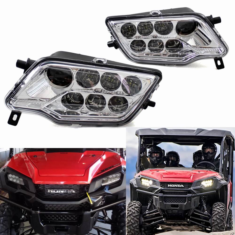 2016-2025 HONDA Pioneer 1000 SXS1000 Pioneer1000EPS 1000-5 PIONEER1K LED Headlights Conversion Kit High Low Beam Replacement Headlamp - pazoma