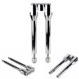 1-1/2" Club Style Top Clamp Straight Upright Modular Handlebar Risers For Harley Low Rider FXDLS Fat Street Bob FXDF FXDB FXBB - pazoma