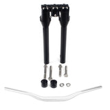 Club Style Tapered Fat Bars 1-1/2" Phatbar Handlebar & Riser Kit for Harley Dyna Softail Street bob Low Rider S Road King - pazoma