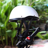 57-62cm Skull Cap ABS Motorcycle Helm Motorcross Capacete Vintage Half Face Helmet for Harley Biker chopper Cruiser Retro - pazoma