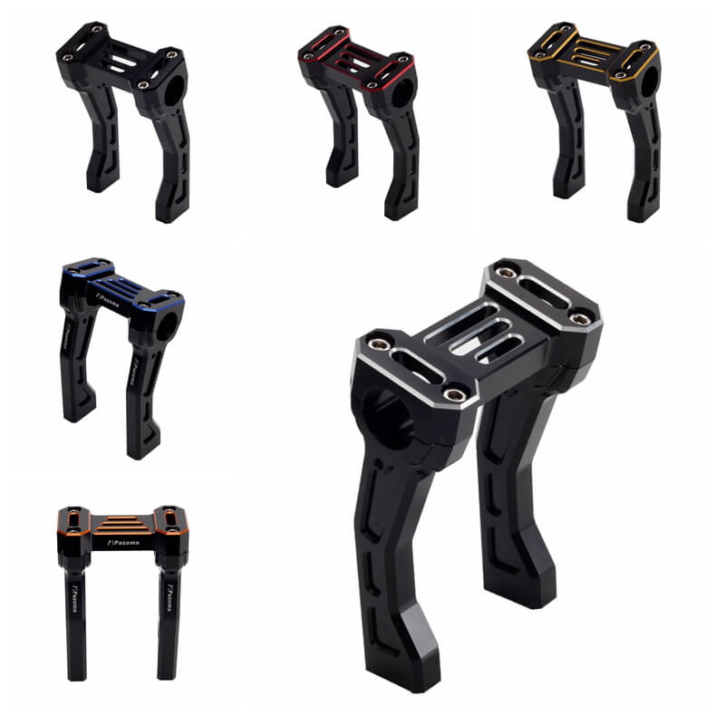 Handlebar Fat Pullback Risers Offset Backward W/ Top Clamp Cover Kit For Harley Pan America 1250 ST Special RA1250S RA1250 CVO 2021-2025 - pazoma