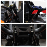 CNC aluminum Handlebar Tall Risers w/Top Clamp Cover kit for Harley Pan America 1250 ST Special CVO RA1250SE RA1250S RA1250 2021-2025 - pazoma