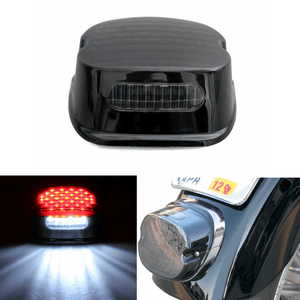 LED Tail Light Brake Rear Light Smoked Taillights Compatible with Harley Davidson Dyna Sportster 883 1200 Road King Low Rider Street Bob Super Glide - pazoma