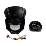 Harley Softail Breakout M8 Breakout 114 FXBR FXBRS Front Headlight Fairing Cover Cowl + LED Headlamp 2018-2022 - pazoma