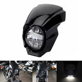 Harley Softail Breakout M8 Breakout 114 FXBR FXBRS Front Headlight Fairing Cover Cowl + LED Headlamp 2018-2022 - pazoma