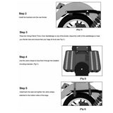 Harley Softail Dyna Super Glide FXD/I Sportster FXR Low Rider S FXLRS Saddlebags Saddle Bags Luggage Bags Knight Rider Storage Bag - pazoma