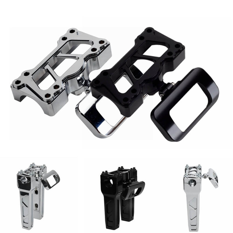 Harley Softail Street Bob Breakout Standard Low Rider ST FXBB FXBR FXST FXLRST Digital Gauge Mount Housing W/Top Clamp Cover Bracket - pazoma