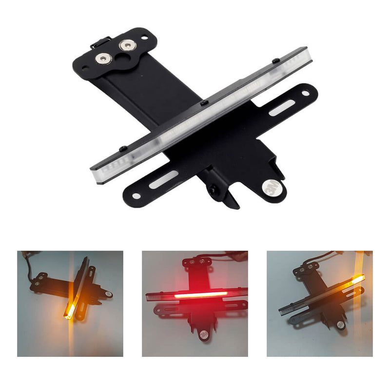 Harley Sportster S 1250 RH1250S 2021-2024 LED Tail Tidy Fender Eliminator Kit Rear Taillight Turn Signals License Plate Light Bracket - pazoma