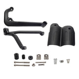Harley Sportster S 1250 RH1250S Rear Passenger Footpeg Mount Kit Foot Peg Pedal Bracket Footrests Support w/Exhaust Pipe Guard 2021-2023 - pazoma