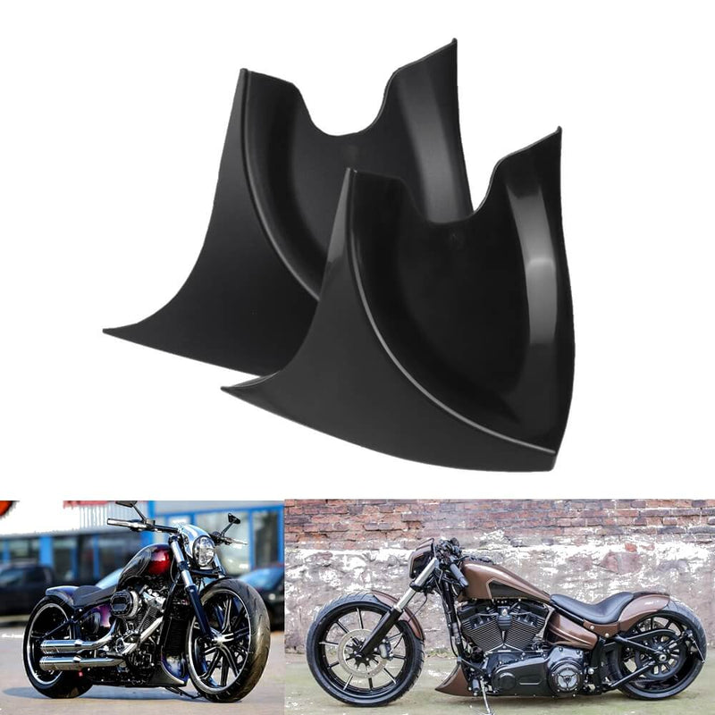 Chin Lower Front Spoiler Air Dam Fairing Mudguard Cover for Harley Touring Glide 1996-2017 Dyna Fatboy Softail 2004-2017 - pazoma