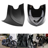 Chin Lower Front Spoiler Air Dam Fairing Mudguard Cover for Harley Touring Glide 1996-2017 Dyna Fatboy Softail 2004-2017 - pazoma