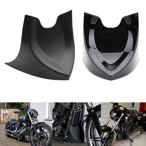 Harley Sportster Dyna Fatboy Softail V-ROD Touring Glide 1996-2017 Front Chin Spoiler Lower Chin Air Dam Fairing Mudguard Cover - pazoma