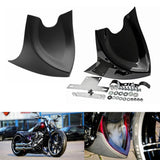 Chin Fairing Front Spoiler Mudguard For Harley Dyna Fatboy Softail Touring Glide 96-17 Air Dam Fairing Cover