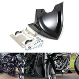 Harley Sportster Dyna Fatboy Softail V-ROD Touring Glide 1996-2017 Front Chin Spoiler Lower Chin Air Dam Fairing Mudguard Cover - pazoma