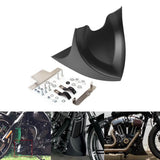 Harley Sportster Dyna Fatboy Softail V-ROD Touring Glide 1996-2017 Front Chin Spoiler Lower Chin Air Dam Fairing Mudguard Cover - pazoma