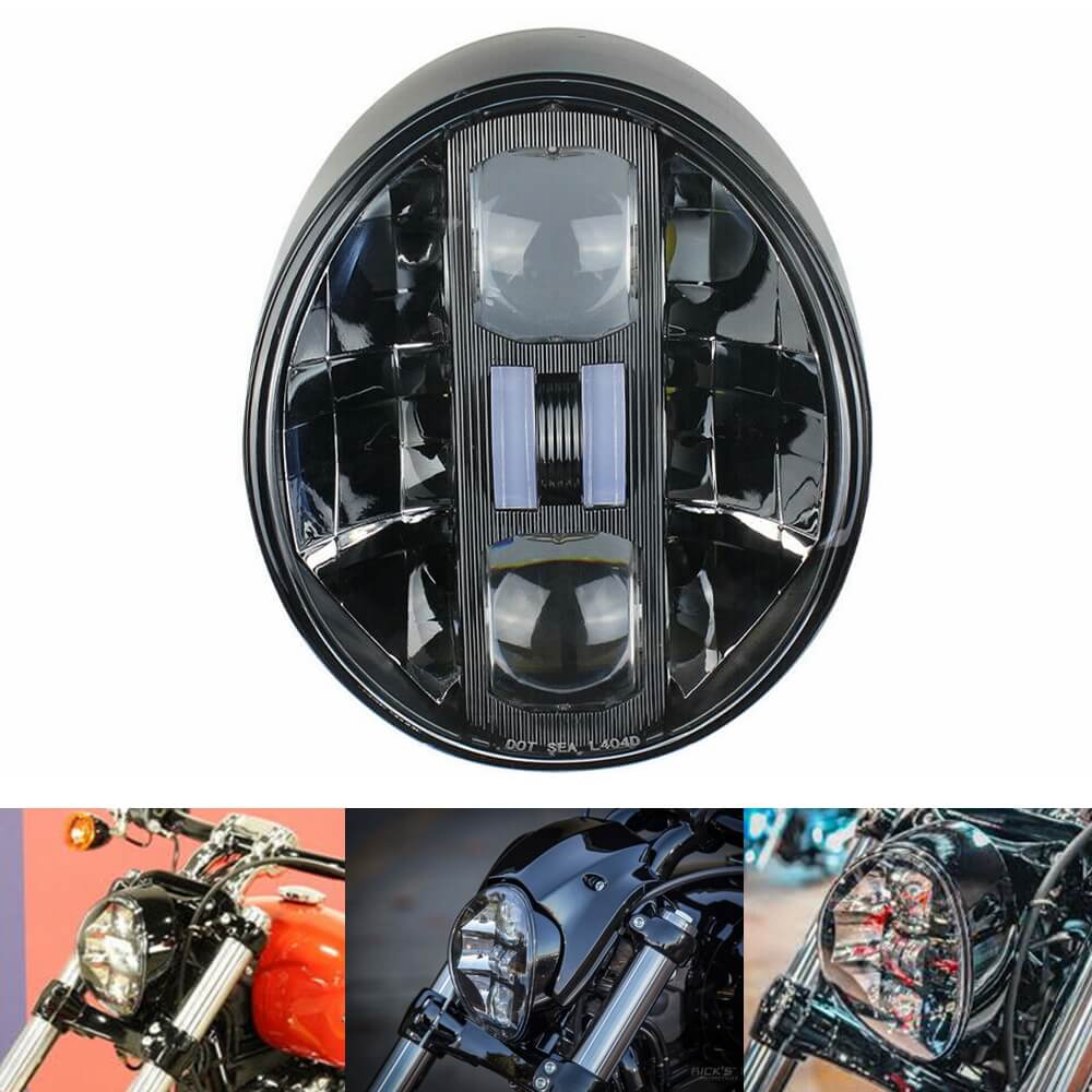 Harley Softail 114 FXBR FXBRS LED Headlight Project – pazoma