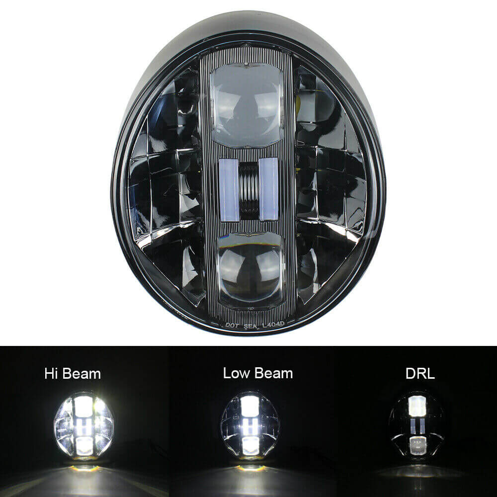 Harley Softail Breakout 114 FXBR FXBRS 2018-2022 LED Headlight Projector Headlamp Head Lamp Kit With Daytime Running Light DRL - pazoma