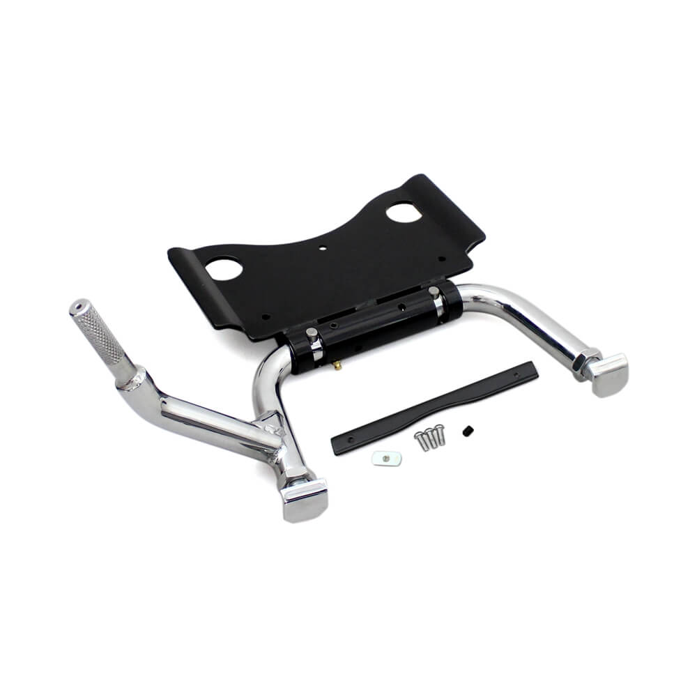 Harley Touring 2009-2023 Adjustable Chrome Center Stand #91573-09A Replacement Road King FLHR Glide FLHT - pazoma