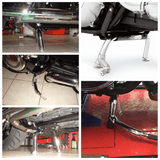 Harley Touring 2009-2023 Adjustable Chrome Center Stand #91573-09A Replacement Road King FLHR Glide FLHT - pazoma