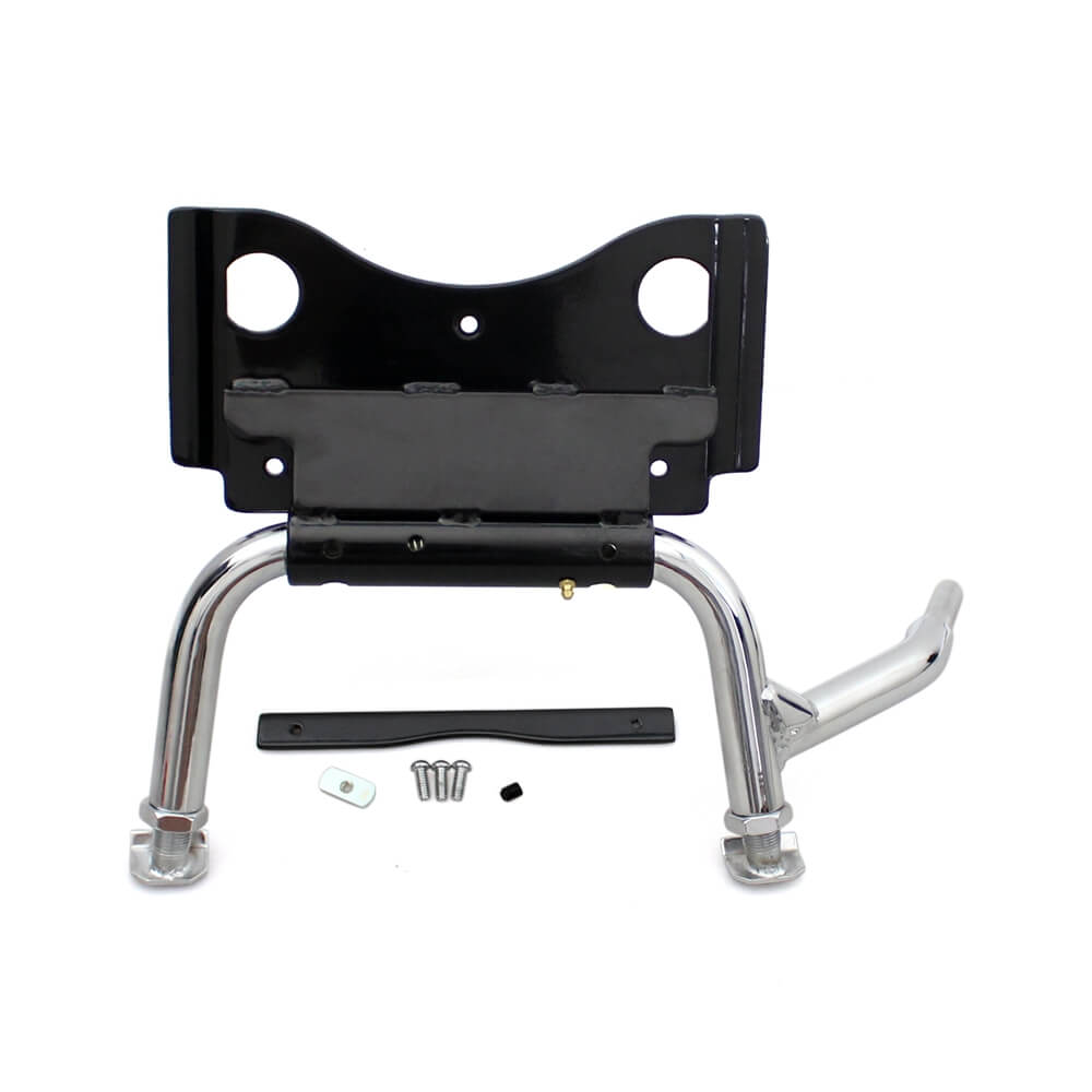 Harley Touring 2009-2023 Adjustable Chrome Center Stand #91573-09A Replacement Road King FLHR Glide FLHT - pazoma