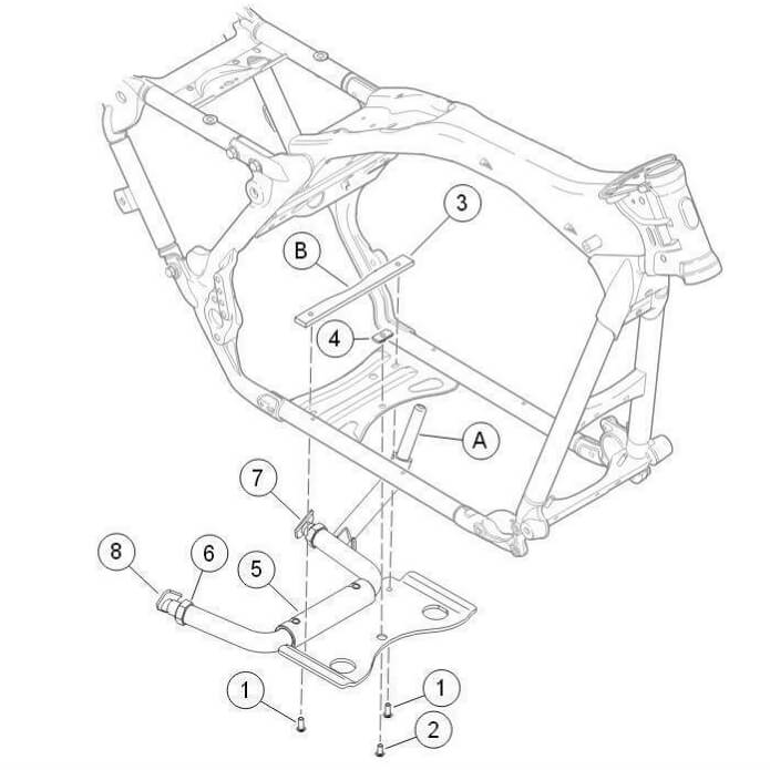 Harley Touring 2009-2023 Adjustable Chrome Center Stand #91573-09A Replacement Road King FLHR Glide FLHT - pazoma