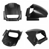 Headlight Fairing Headlamp Front Cowl Cover Kit For Harley M8 Softail Fat Bob FXFB 114 FXFBS 2018-2023 Black ABS - pazoma
