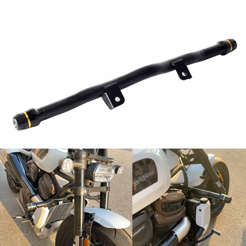 Highway Peg Bumper Crash Bar Kit Flat-Out Bar Engine Guard Protector For Harley-Davidson Sportster S 1250 RH1250S 2021-2023 - pazoma