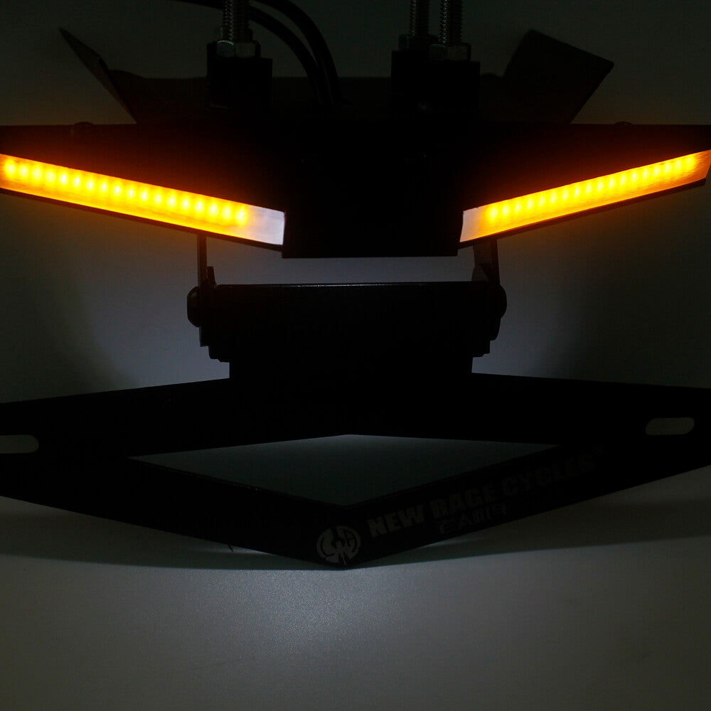 LED Tail Tidy Stealth Fender Eliminator Kit Integrated Turn Signals License Plate Light Bracket For KTM Duke 390 125 250 2017-2019 - pazoma