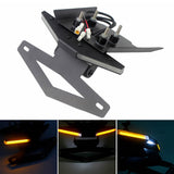 LED Tail Tidy Stealth Fender Eliminator Kit Integrated Turn Signals License Plate Light Bracket For KTM Duke 390 125 250 2017-2019 - pazoma