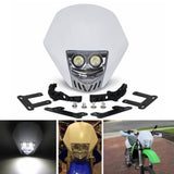 Dirt Bike Off-road Streetfighter Enduro Motocross Supermoto LED Headlight Head Lamp Fairing For Suzuki Honda Yamaha Kawasaki - pazoma