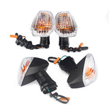 Kawasaki KLR650 OEM 2008-2018 Turn Signal Light Left & Right Rear & Front Indicator Amber Bulb/Clear Lens - pazoma