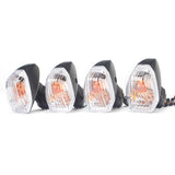 Kawasaki 2008+ KLR 650 (KLR650) Turn Signal Light Blinker Ninja Lamp Assembly FR,LH / FR,RH RR,LH / RR,RH New OEM 4 PCS - pazoma