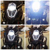 LED Headlight Assembly Headlamp With Daylight Running Light DRL For KTM 1050/1090/1190/1290 ADVENTURE - pazoma
