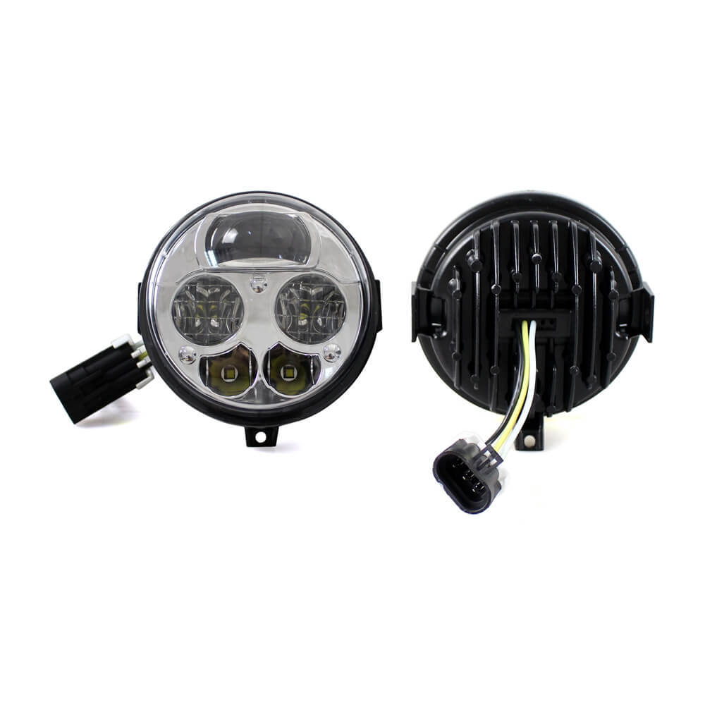 Kawasaki Teryx Teryx4 Mule 4010 4000 Trans4x4 Diesel Brute Force 700 750 800 820 950 LED Front Headlights Assembly Left Right Headlamp TX750-075 - pazoma