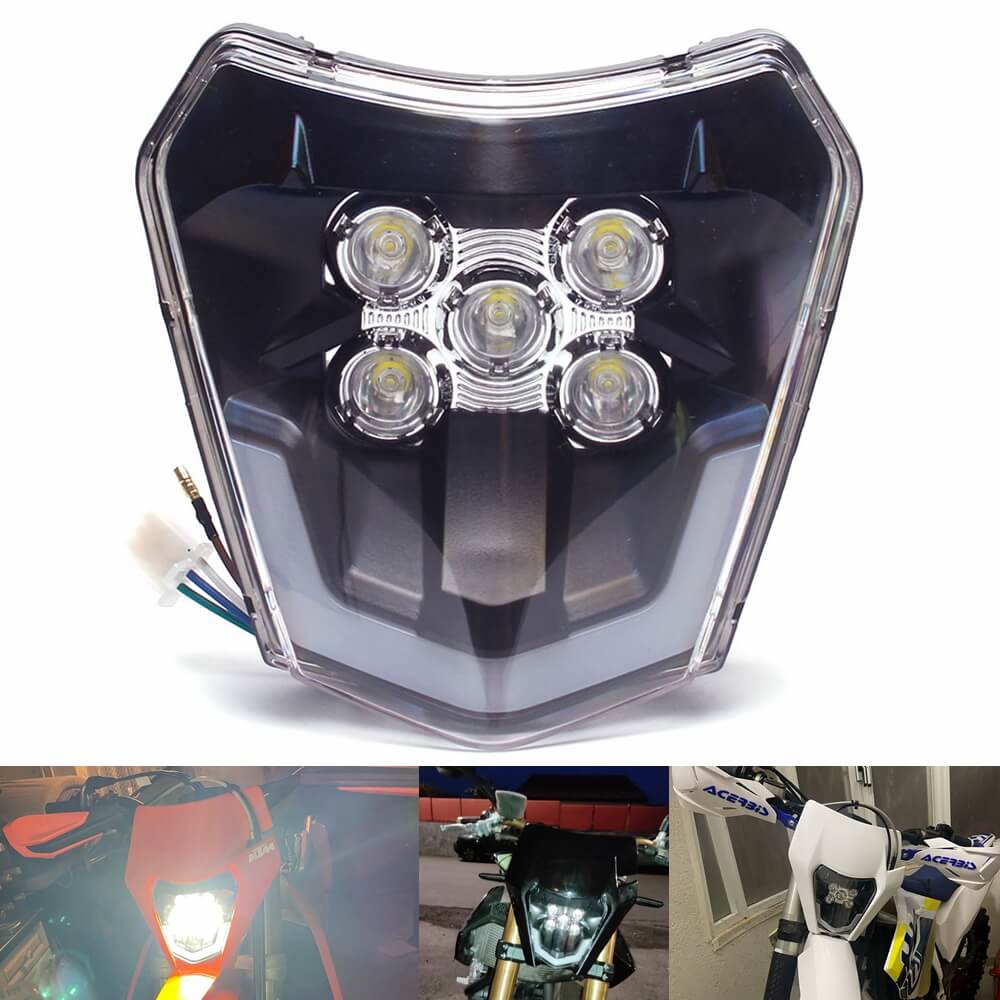 LED Headlight with Fairing for KTM 690 690R 150 250 300 350 450 500 XC –  BaBolighting