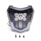 US Stock LED Headlight Headlamp with Beam For KTM EXC EXCF SX SXF XC XCF XCW XCFW 125 150 250 300 350 450 530 SMCR 690 - pazoma