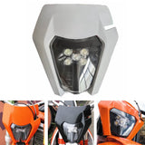 LED Headlight Kits With Shell Enduro Trail For KTM EXC-F EXC XC XCF XC-W Six Days EXC-F 250 300 350 450 500 530 Husqvarna FC FE TC TE 17-20 - pazoma