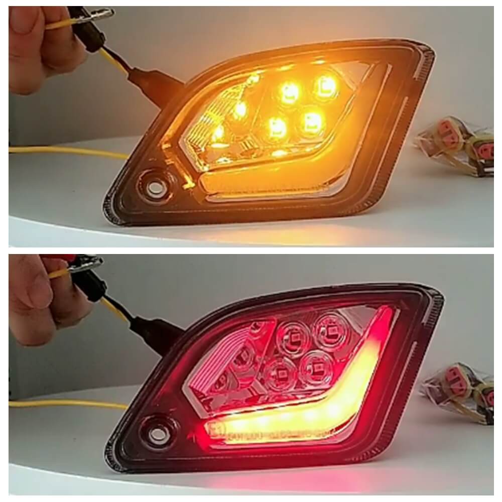 LED Indicator Rear Turn Signal With Running Light Lamp for Vespa GTS Super GT GTV 125 200 250 300cc GT60 ABS 2003-2020 Left & Right - pazoma