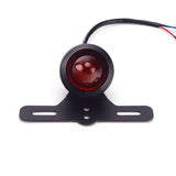 LED Motorcycle Brake Light Taillight Aluminum Studded Retro Old School Choppers Bobber Cafe Racer Vintage Scrambler Custom - pazoma