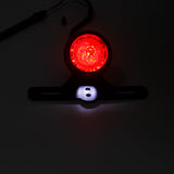 LED Motorcycle Brake Light Taillight Aluminum Studded Retro Old School Choppers Bobber Cafe Racer Vintage Scrambler Custom - pazoma
