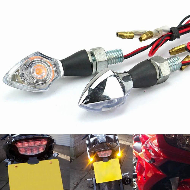 Cat Mini Eye LED Turn Signal Indicators Nano Blinker for MOTO GUZZI QUOTA 1000 V75 Ducati V4 BMW S1000 HONDA SUZUKI YAMAHA - pazoma